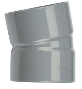 Wadal PVC L-Bocht 15° GR 125 M/M