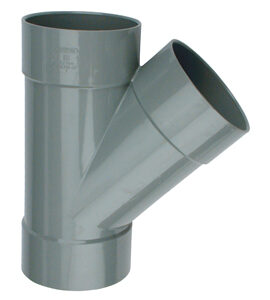Wadal PVC L-T-Stuk 45° GR 110 3M