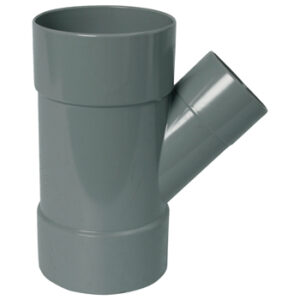 Wadal PVC L-T-Stuk 45° GR 125x40 3M