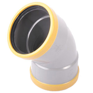 WfxPVC Bocht 45° GR/GD 200 SN8 M/M