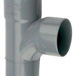 Wadal PVC Str. Tstuk 88° GR 125 2M/S BC