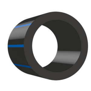 Rol a 100m. Buis PE80 25x2,3mm SDR11 zwart/blauw Wavin