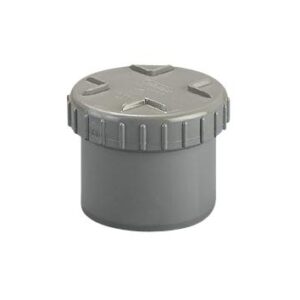 PVC L-Eindstuk + Schroefdeksel GR 75
