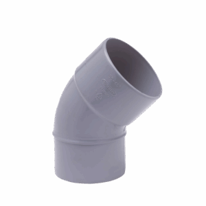 Wadal PVC L-Bocht 45° GR 110 M/S