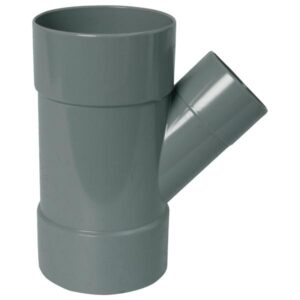Wadal PVC L-T-Stuk 45° GR 125x50 3M
